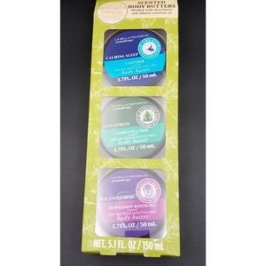 La‎ Bella Provincia Aromatherapy Scented Body Butters Set Of 3 Infused  New